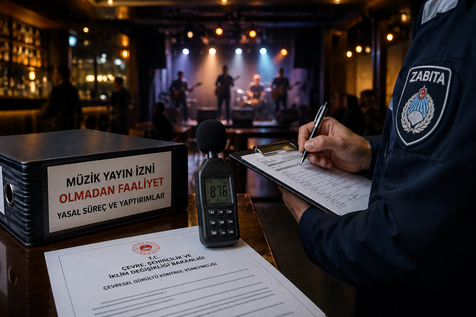 Müzik Yayın İzni Olmadan Faaliyet gösteren işletmelere uygulanan idari para cezaları ve denetim süreci